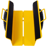 Heavy Duty Panel Dolly Slab Dolly with Handle & 2 10' Peneumatic Tires Wheels 600LBS Load Capacity for Drywall Sheet Heavy Appliance & Material Handling All Terrain Moving Cart Panel Dolly - Yellow