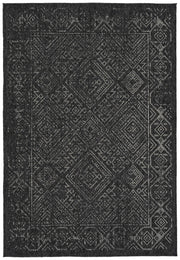 Modern, Transitional, Geometric, Southwestern, Textured High-Low Cut & Loop 5'3' x 7'6' Rectangle Area Rug