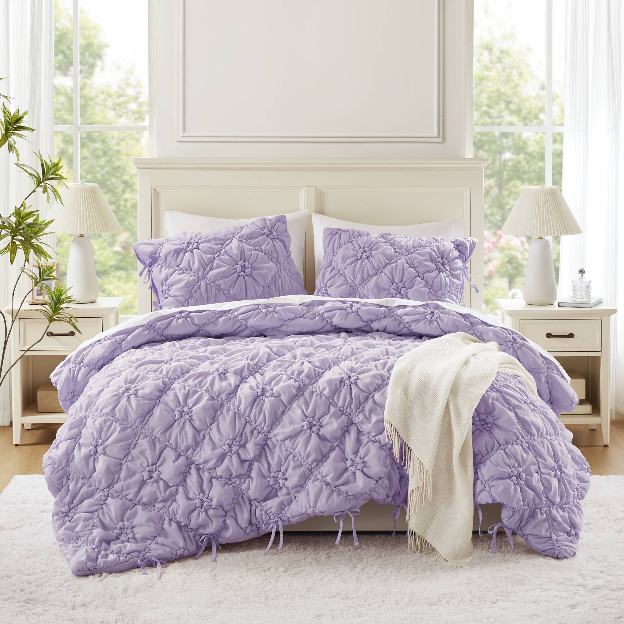3PCS Full/Queen Comforter Set