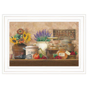 'Antique Kitchen' By Ed Wargo, Ready to Hang Framed Print, White Frame