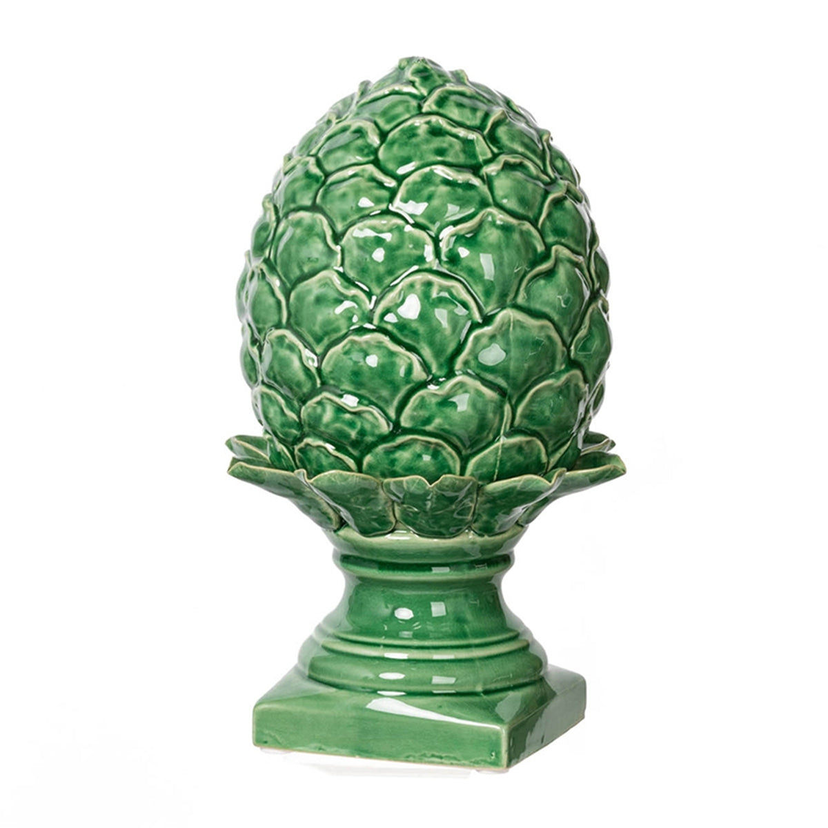 7.5x7.5x12' Helsa Blooming Artichoke Accent, Large-Green