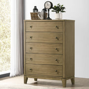 Menlo Natural Pine 5-drawer Bedroom Chest of Drawers