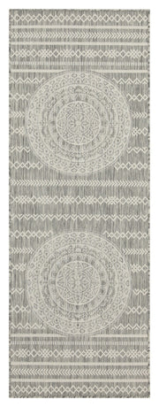 Sunshine GC_HAR2018 Silver 2 ft. 7 in. x 7 ft. 3 in. Indoor/Outdoor Area Rug