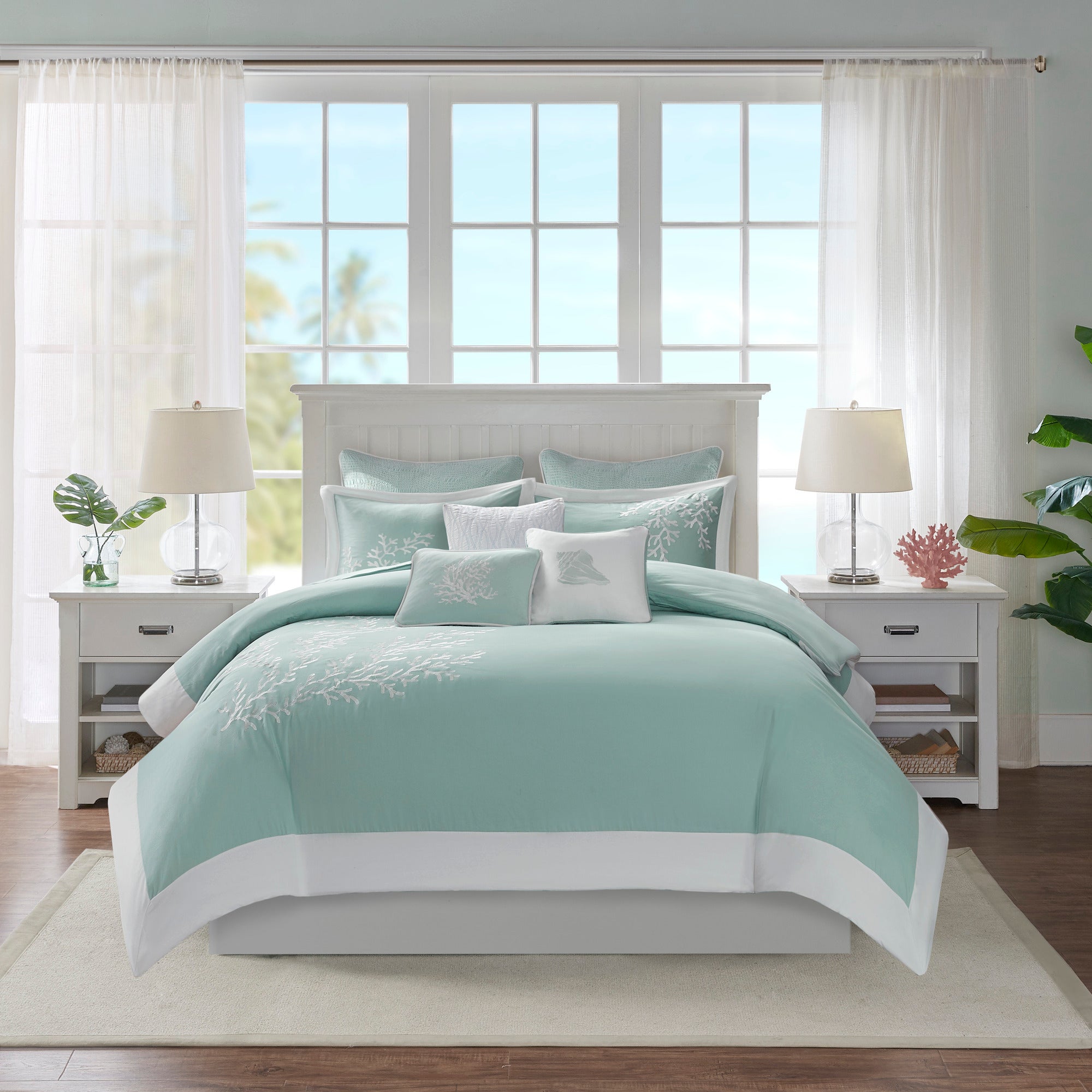 Duvet Cover Mini Set Aqua Full/Queen