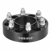 1.5' 6'x5.3' Wheel Spacers Wheel Adapters 6 Lug Forged Spacer 4 PCS Black
