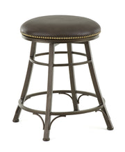 Bali - Backless Swivel Counter Stool - Dark Brown