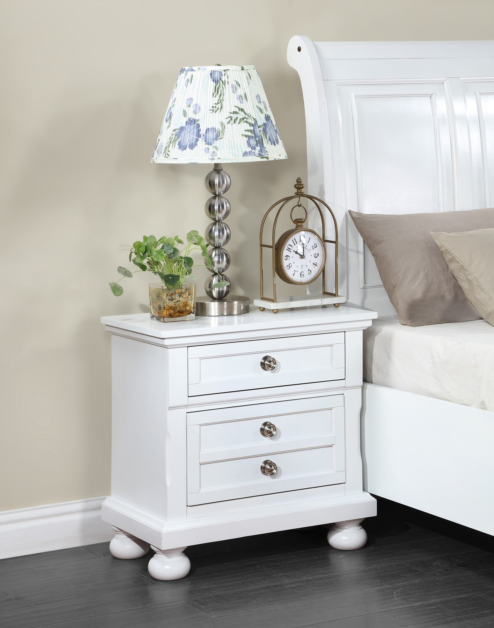 Meade G8975-N Nightstand , White