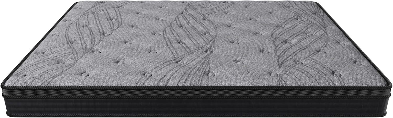 12 Inch Soft-Medium Firm Mattress with Pocket Coils, 560 Individually Wrapped Coils for Targeted Body Support, Minimized Motion Transfer, Mattress in a Box