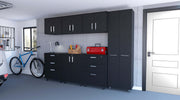 Megan Black 7 Piece Garage Set