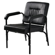 Barber Chair Reclining Shampoo Chair for Barber & Hair Stylist Chair,Auto Recline Spa Beauty Equipment, Black