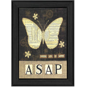 'Always Say a Prayer' By Annie LaPoint, Printed Wall Art, Ready To Hang Framed Poster, Black Frame
