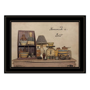 'Homemade is Best' By Susie Boyer, Ready to Hang Framed Print, Black Frame