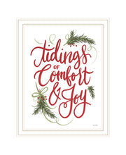 'Tidings of Comfort & Joy' by House Fenway, Ready to Hang Framed Print, White Frame