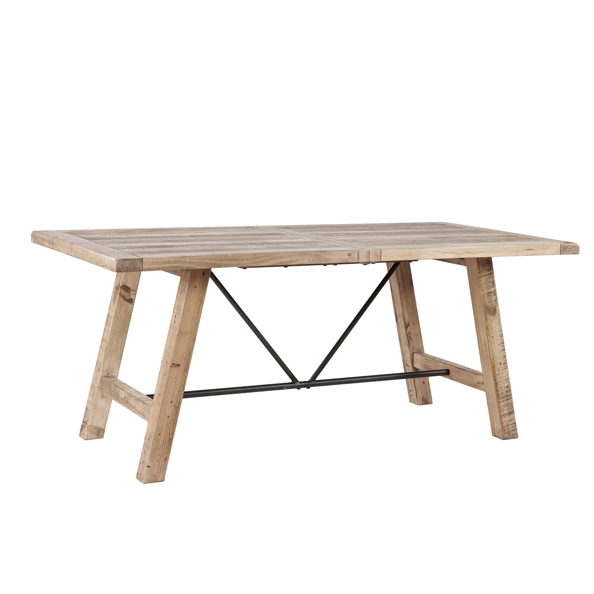 Sonoma 4-Piece Dining Set, Rustic Charm, Natural Wood, Solid Wood, 72-inch Table