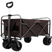 Outdoor Garden Park Utility kids wagon portable beach trolley cart camping foldable with big wheels folding wagon