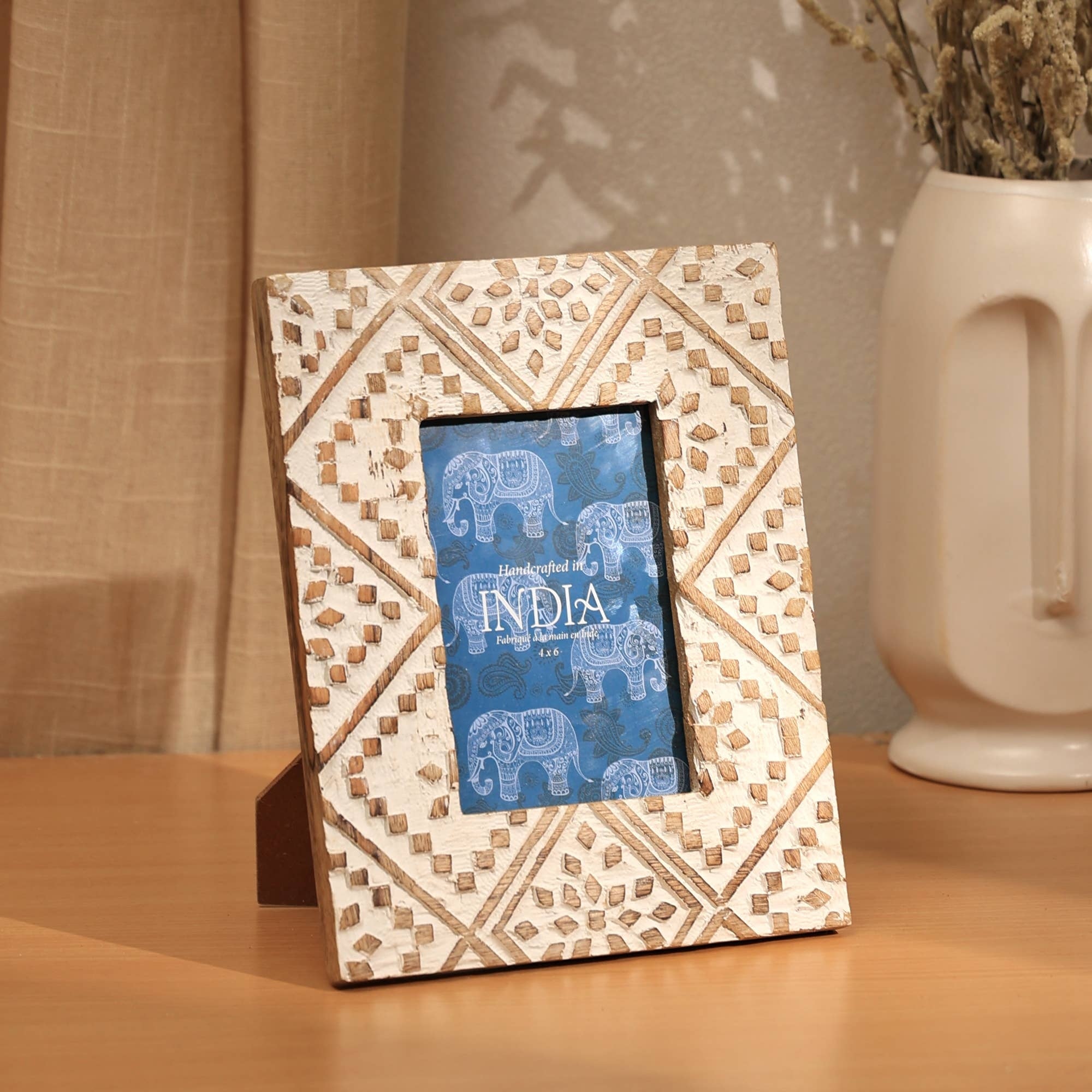 Decorative Design Photo Frame-4X6' Mango Wood Picture Frame