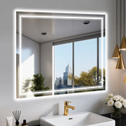 40x30 Inch Frameless LED Bathroom Mirror,Smart Mirror