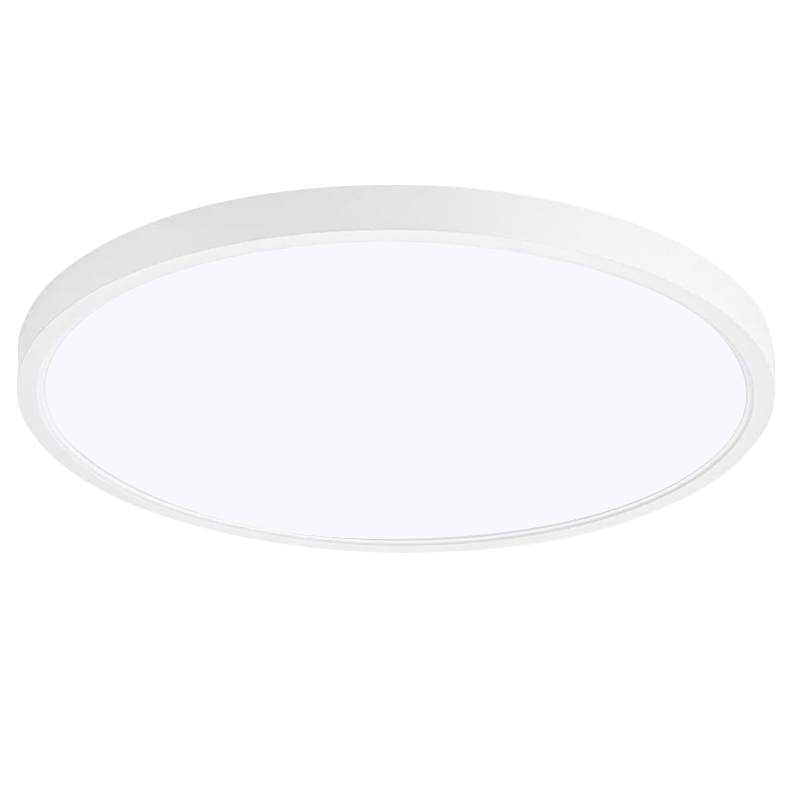 11.8 inch White Ultra-thin Ceiling Light 6500K LED Flush Mount Ceiling Lamp for Bedroom, Bathroom, Hallway