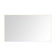 84in. W x48 in. H  Metal Framed Bathroom Mirror for Wall, Rectangle Mirror, Bathroom Vanity Mirror Farmhouse, Anti-Rust, Hangs Horizontally or Vertically