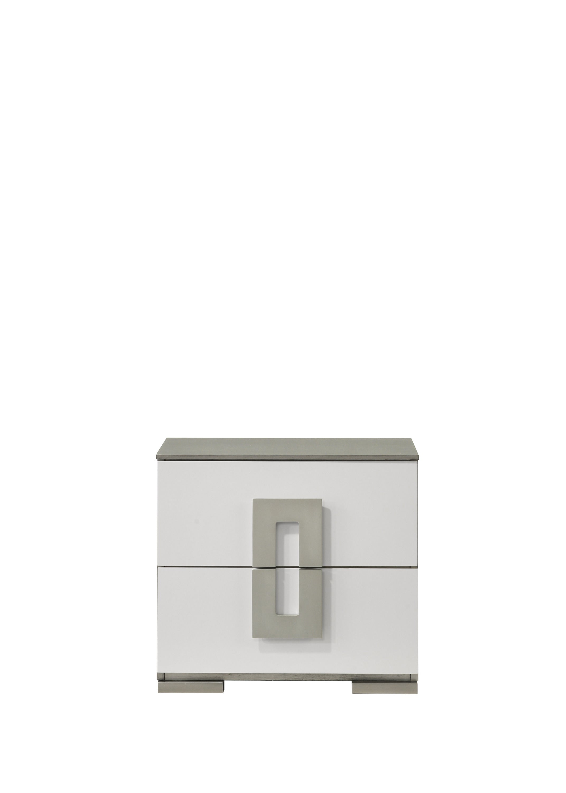 Olivia Contemporary Style 2-Drawer Night stand Made with Wood in White  same as B009P241738 (CA inventory)