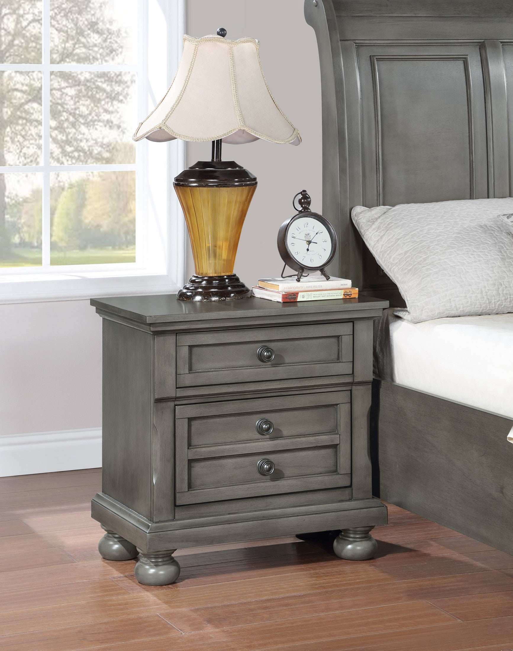 Meade G8905-N Nightstand , Gray