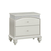 Maverick Platinum Finish Night Stand
