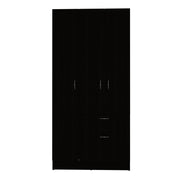 Armoire Cobra, Bedroom, Black / White
