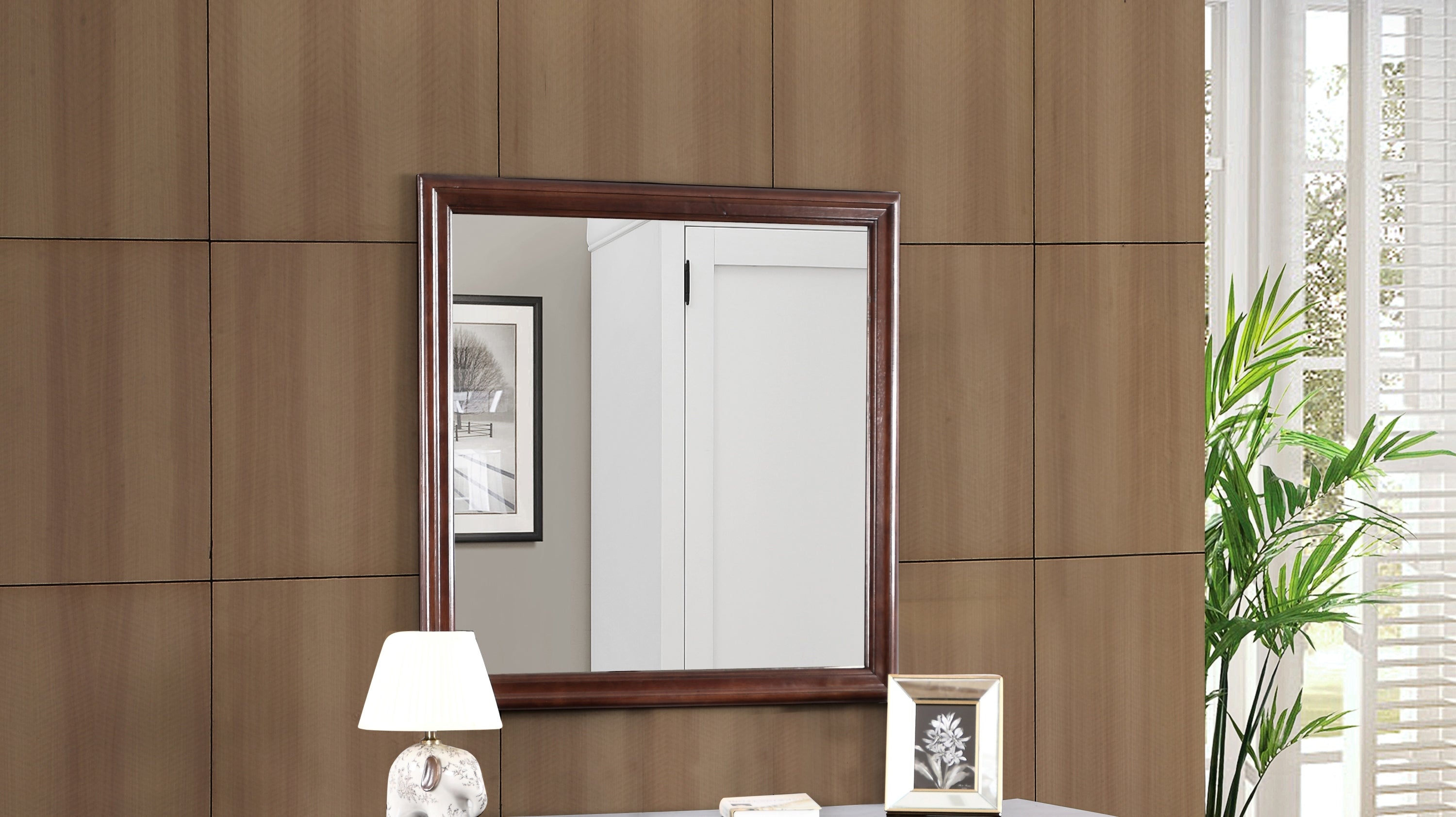 Louis Phillipe G3125-M Mirror , Cappuccino