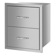 Double Drawer cabinets for outdoor kitchens or courtyards