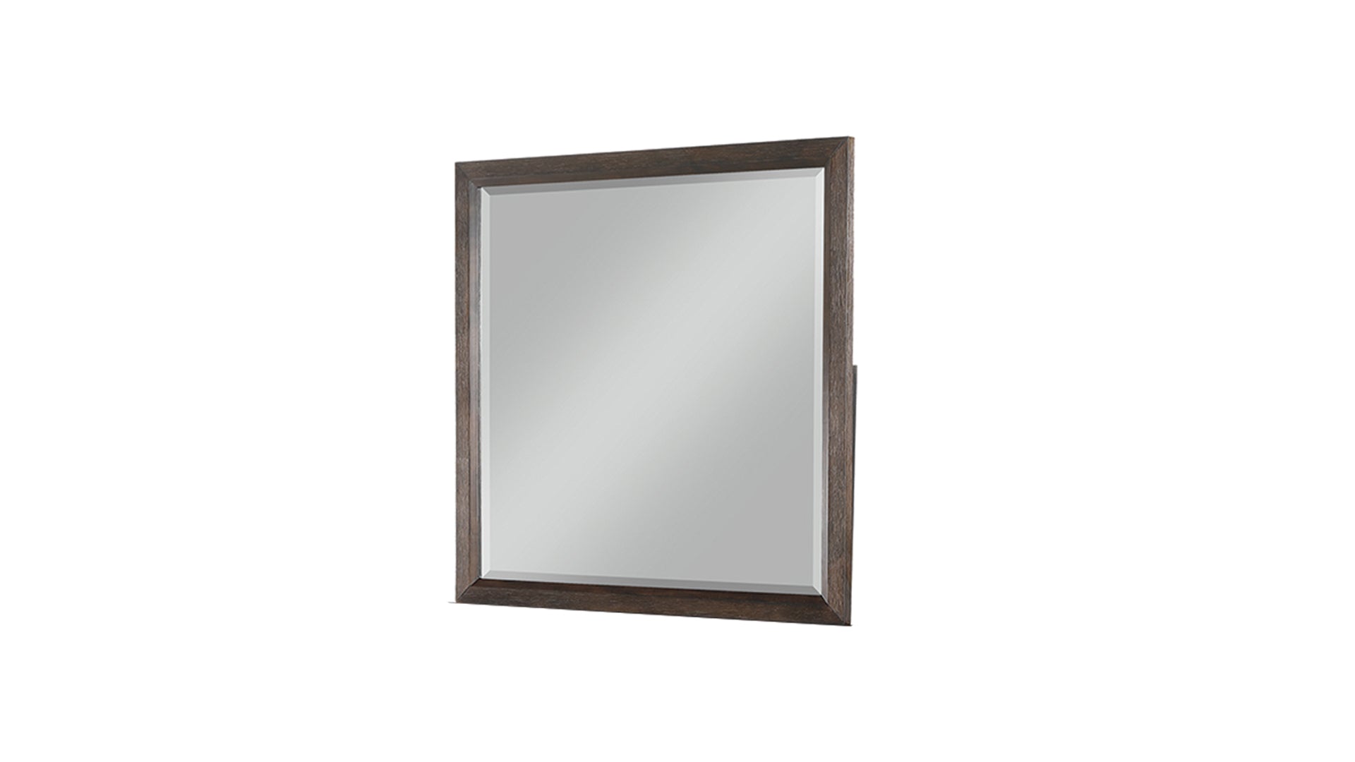 Kenzo Modern Style Mirror Made with Wood in Walnut. INCLUDES MIRROR ONLY  same as B009139180 (CA Inventory)