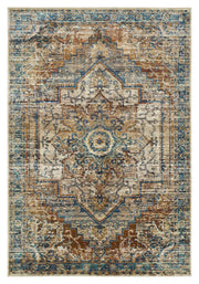 Contemporary, Transitional, Oriental, Textured, Distressed Cut Pile 7'10' x 10'10' Rectangle Area Rug