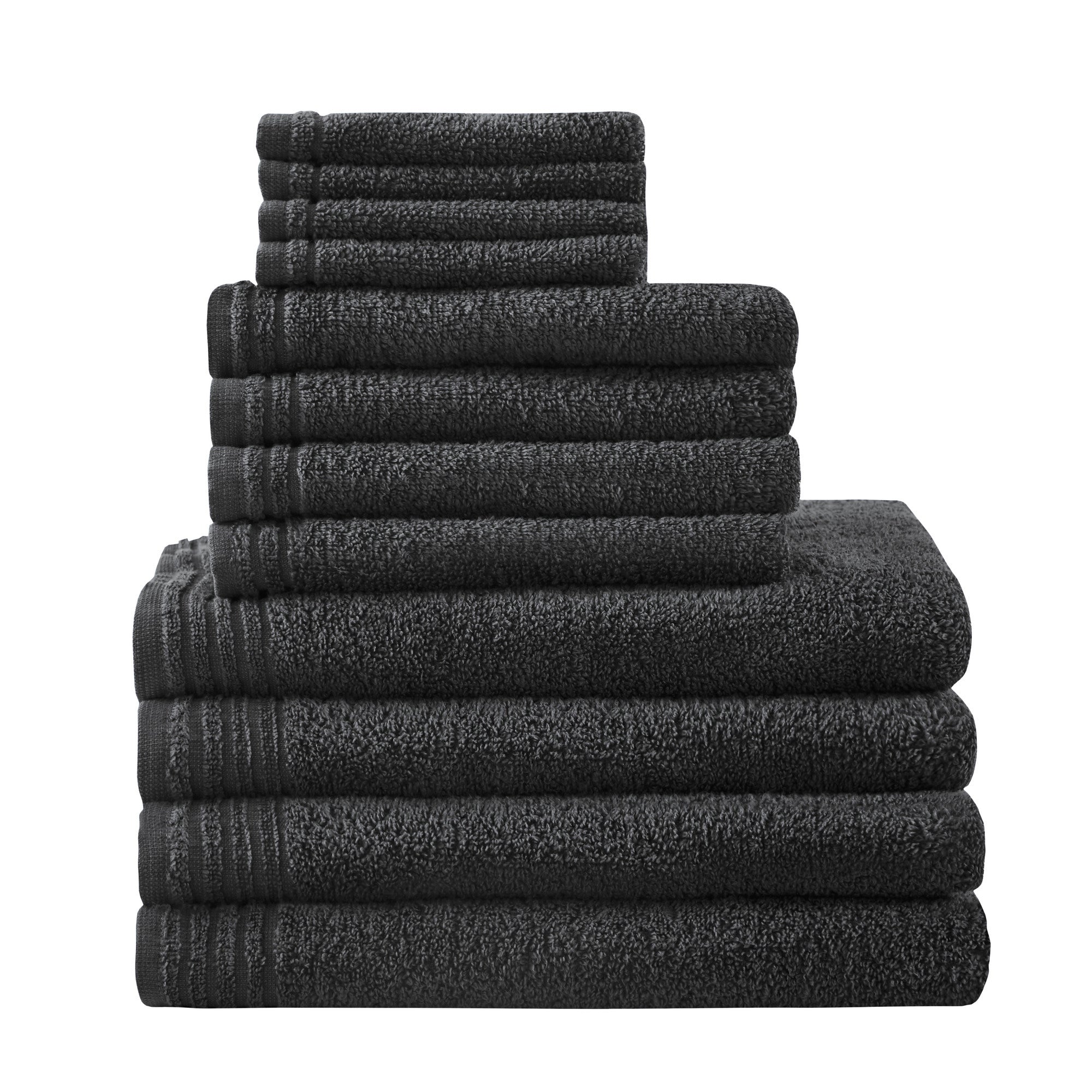 100% Cotton Quick Dry 12 Piece Bath Towel Set 12-Piece