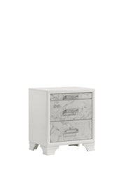 Soul Modern Style Nightstand Made with wood in White      same asG150108662  (NJ inventory)