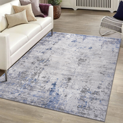 MARFI Collection 6X9 Silver / Blue / Abstract Area Rug