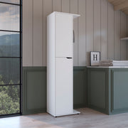 Austin Storage Broom Closet White