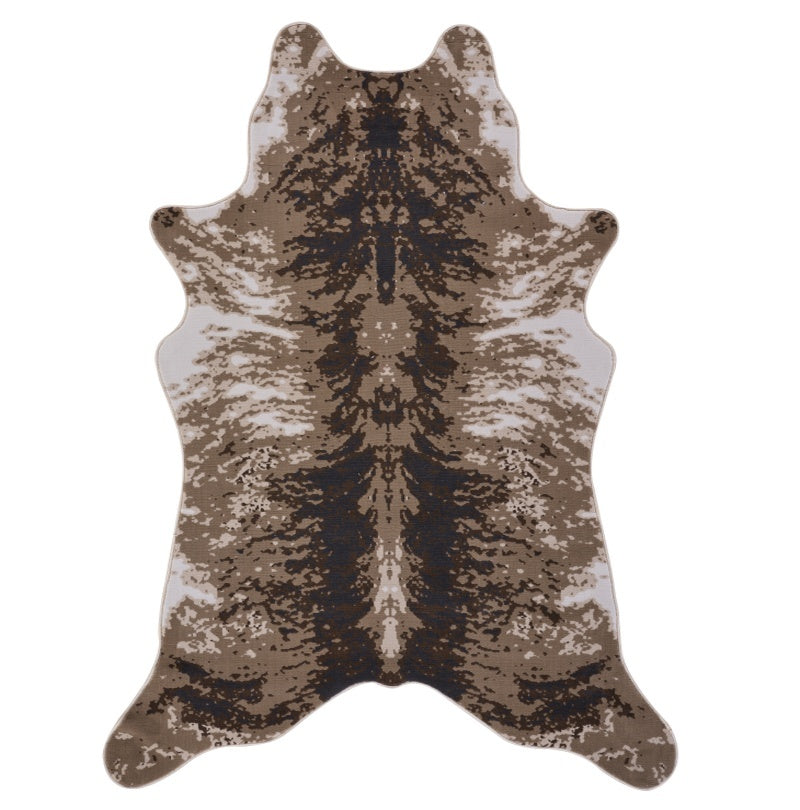 Hide GC_CHD1003 Brown 5 ft. x 7 ft. Area Rug