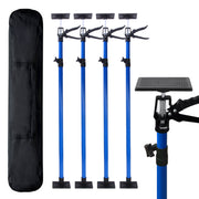 360° Rotating Adjustable Support Rod with 45° Tilt Stand, Height-Adjustable, Quick-Release Handle & Non-Slip TPR Pads