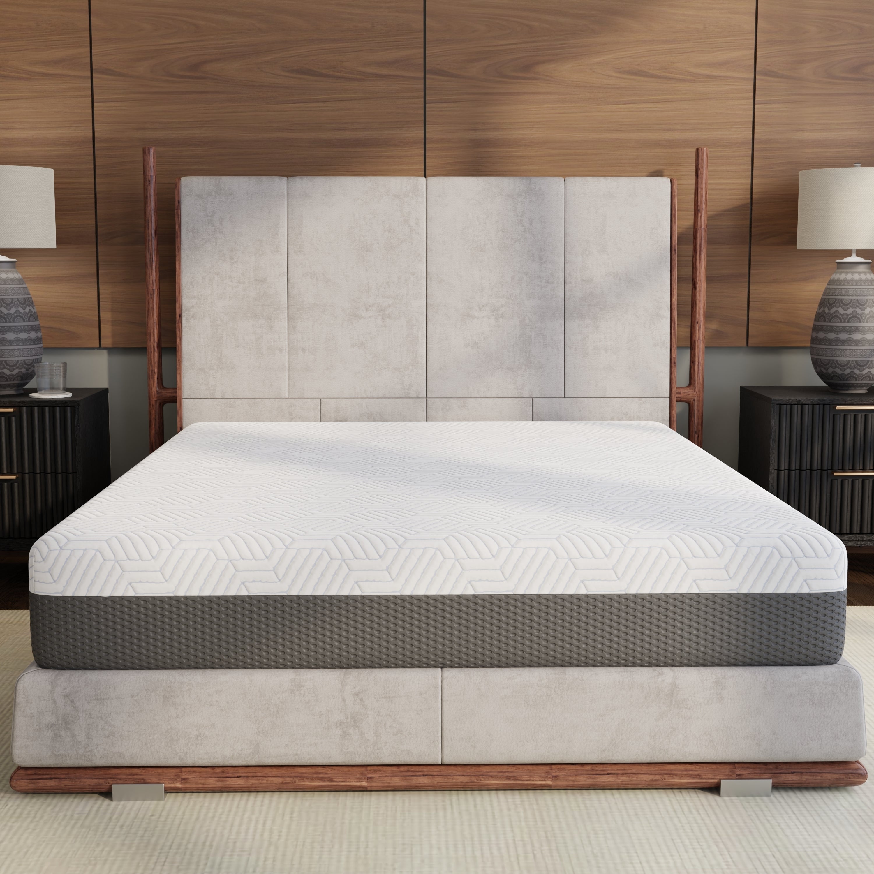 Omne Fria 10 Inch Twin Medium Firm Mattress With Cooling Cover