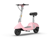 Electric Scooter with Foldable Seat w/35 Miles Operating Range & 15.5mph Max Speed - Pink