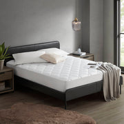 Overfilled Deep Pocket Mattress Pad White Twin