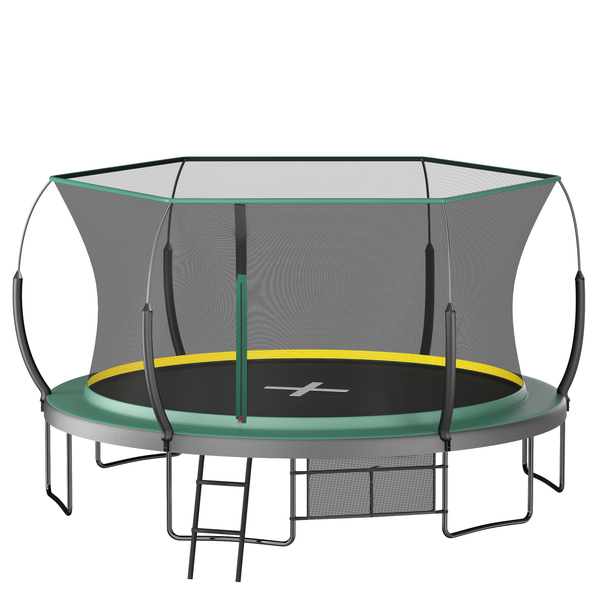 YC 14FT Springfree no Gap Trampoline- Green