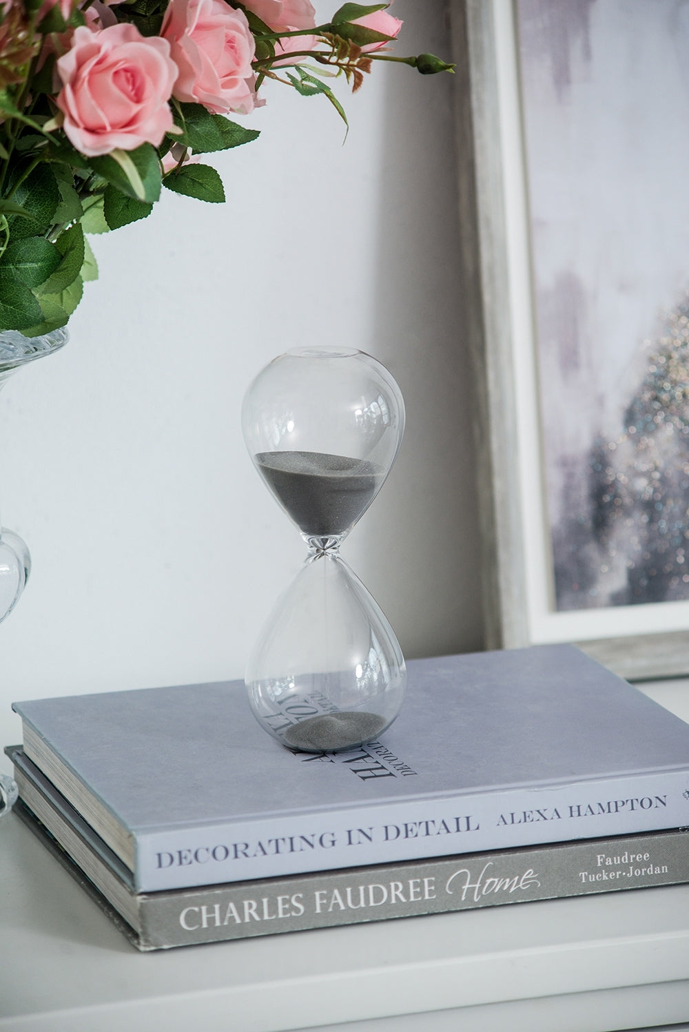 8' Ferdinand 30-Minute Hourglass, Gray Sand