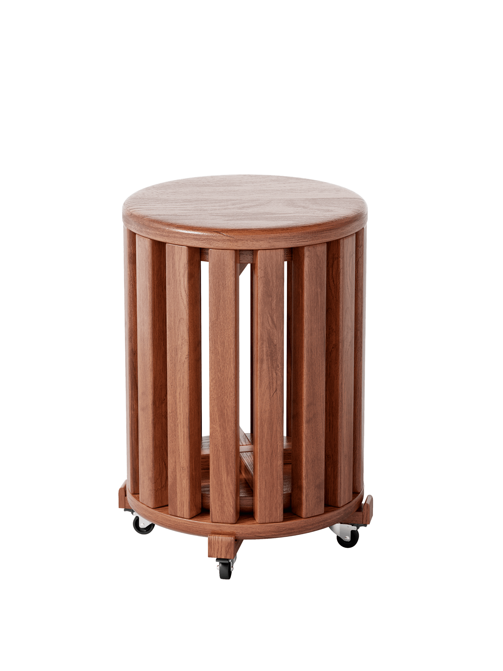 100% solid wood stackable stools set of 4, wooden stools, 18-inch stools, stacking stools, nesting tables, sturdy and durable, no installation required, top stackable round side table