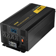 Pure Sine Wave Inverter 3500 Watt Power Inverter, DC 12V to AC 120V Car Inverter, with USB Port LCD Display Remote Controller and AC Outlets (GFCI), for RV Truck Car Solar System Travel Camping