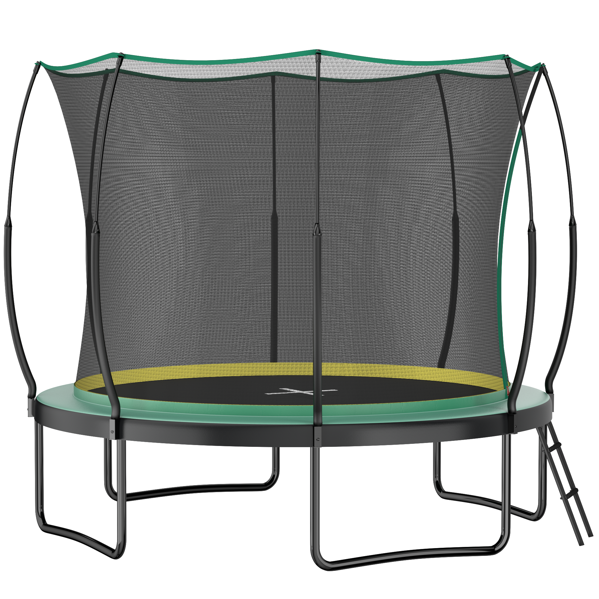 YC 10FT Springfree no Gap Trampoline- Green