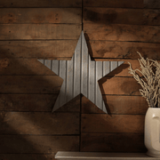 Star Shape Handcrafted Wooden Wall Décor- 19x19'