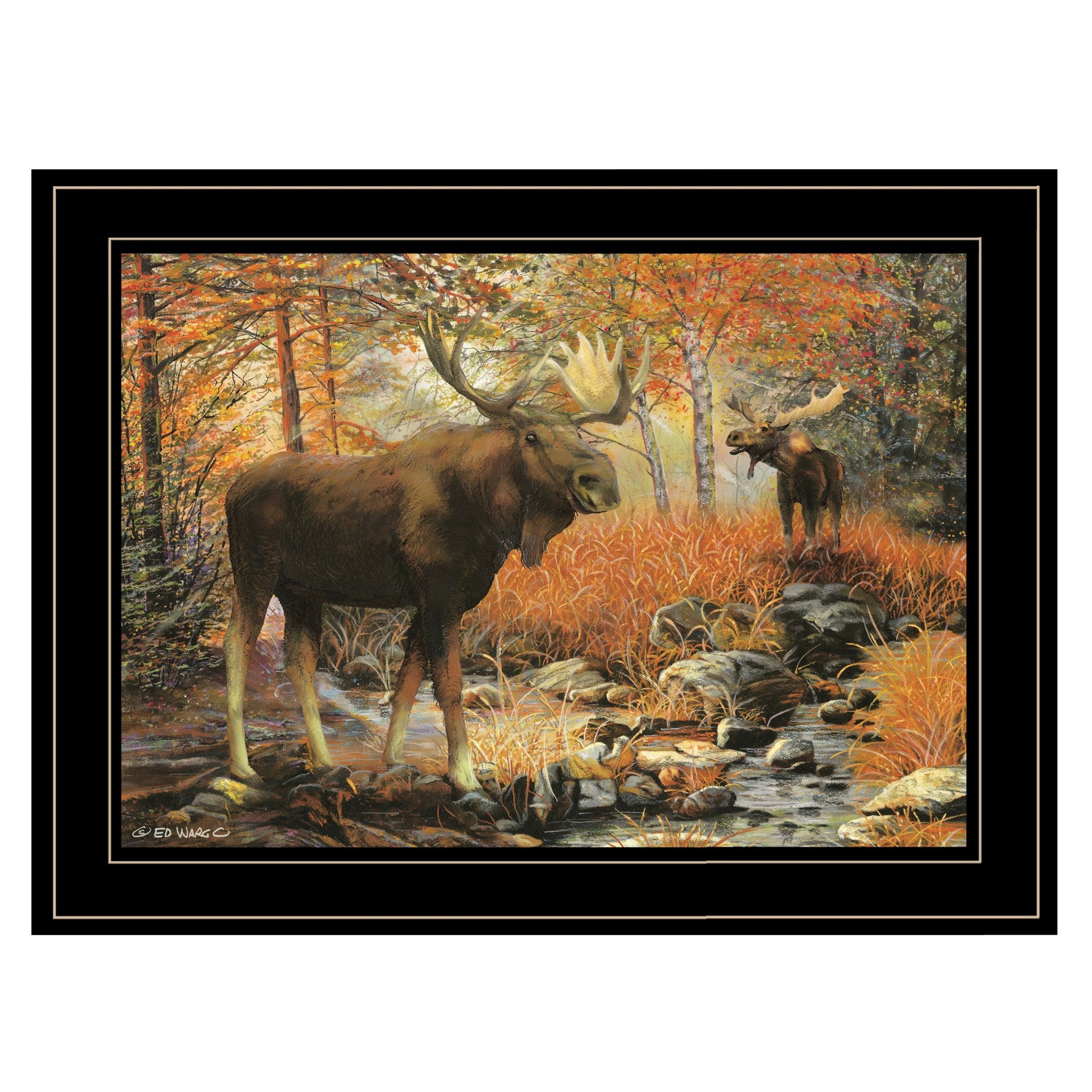 'Call of the Wild' By Ed Wargo, Ready to Hang Framed Print, Black Frame