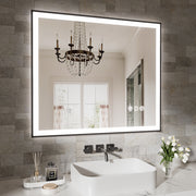 30x36 Inch Frameless LED Bathroom Mirror,Smart Mirror