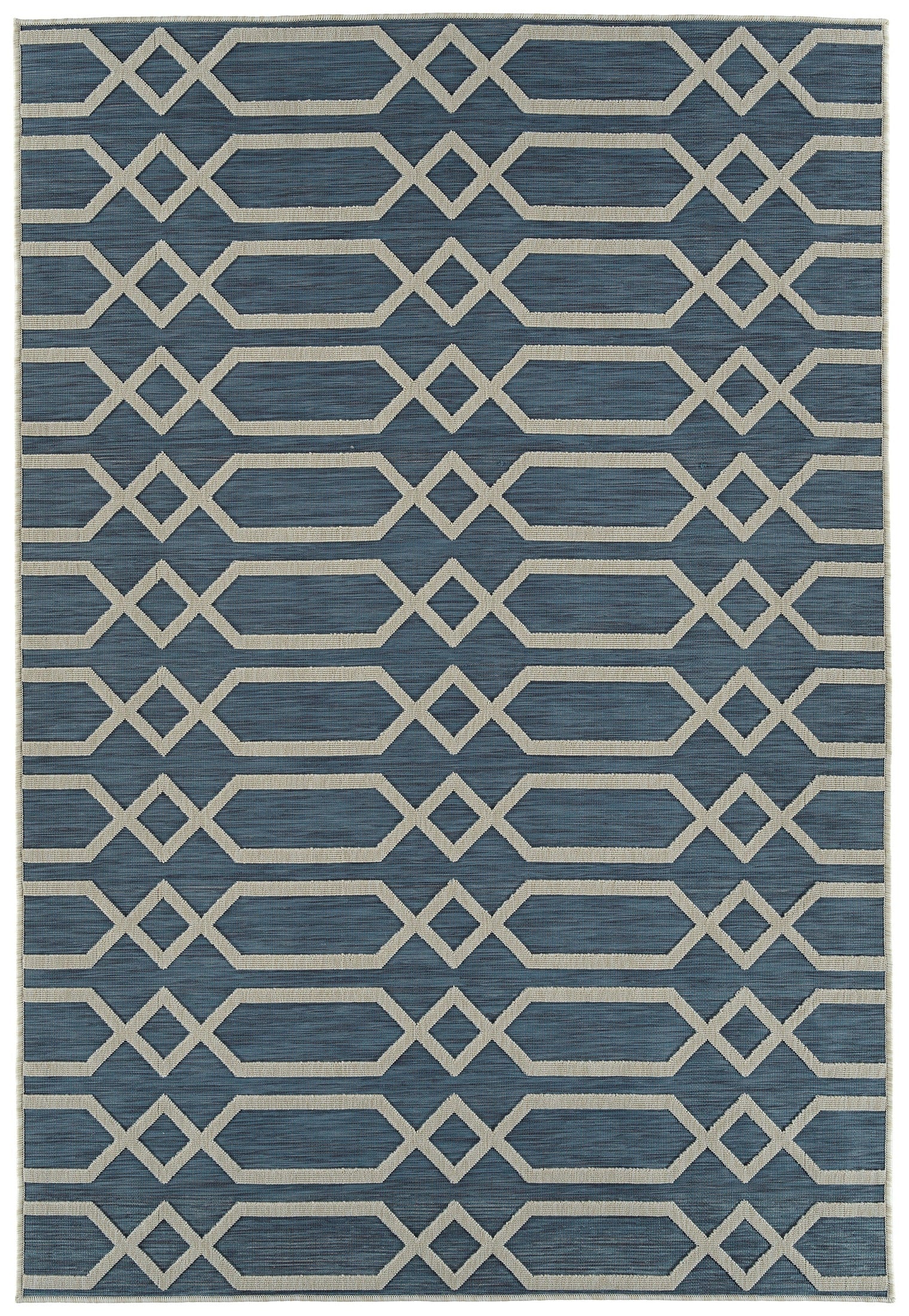 Contemporary, Transitional, Geometric, Textured, High-Low Cut & Loop 7'10' x 10' Rectangle Area Rug