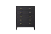 5 Drawer Chest in Peppercorn Finish